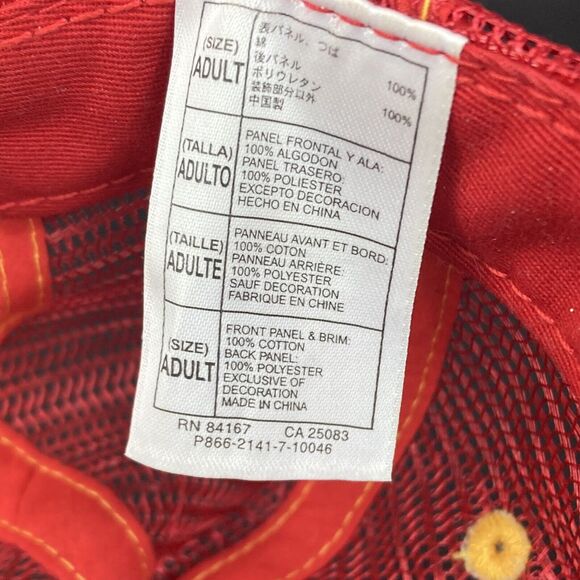 Disneyland Resort-Mickey Mouse-Rock Legend-Graphic Edge-Red/Black-Adult Snapback - Picture 11 of 12